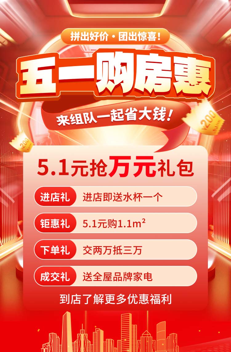 五一购房惠 组队一起省大钱！